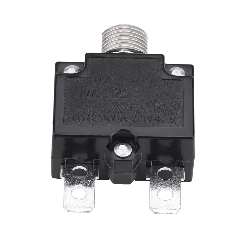 Manual Reset Thermal Circuit Breakers Push Button Current Overload