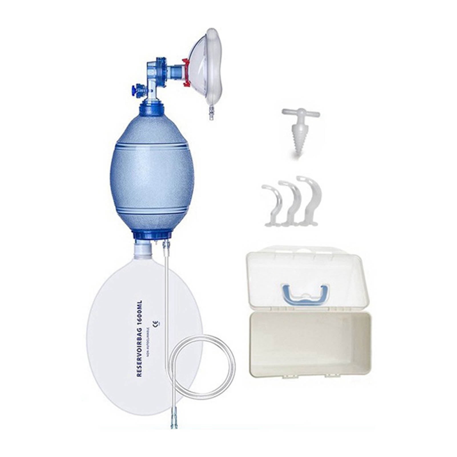 Manual Resuscitator Reusable Portable Simple Respirator for First Aid ...