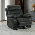 thumbnail image 1 of Spruce & SpringManual Rocker Recliner with Three Positions for Living Room, Black, 1 of 11