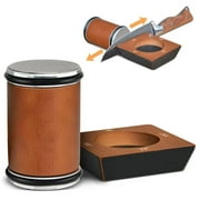 Manual Rolling Knife Sharpener Kit Kitchen Family Home Set: Premium Manual Knife Sharpener - 1 Set of Stainless Steel Knives Sharpener with Accessory Grinding Disc for Effortless Knifesharpening