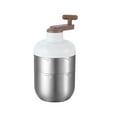 thumbnail image 1 of Manual Rotary Ice Crusher 10.04x5.04in | Stainless Steel Blade Hand-Cranked Ice Shaver for Home/Commercial Use | White/Green/Silver Portable Ice Shaving Machine with Ice Bowl (1.54lb)​, 1 of 9