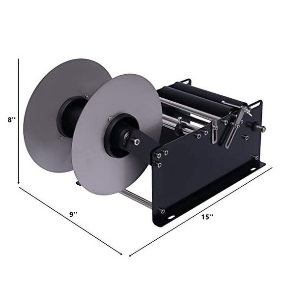 Manual Round Labeling Machine MT-30 Round Bottle Labeler with Handle, Glass Plastic Metal Cans Bottles Label Applicator Machine, for 0.6''-5'' Bottles Diameter