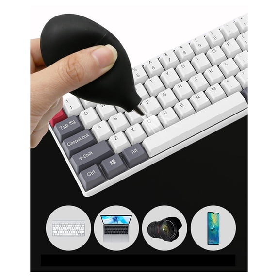 Manual Rubber Air Blower Bulb, Powerful Dust Cleaner for Computer Keyboard Laptop Camera, Portable Electronics Maintenance Tool