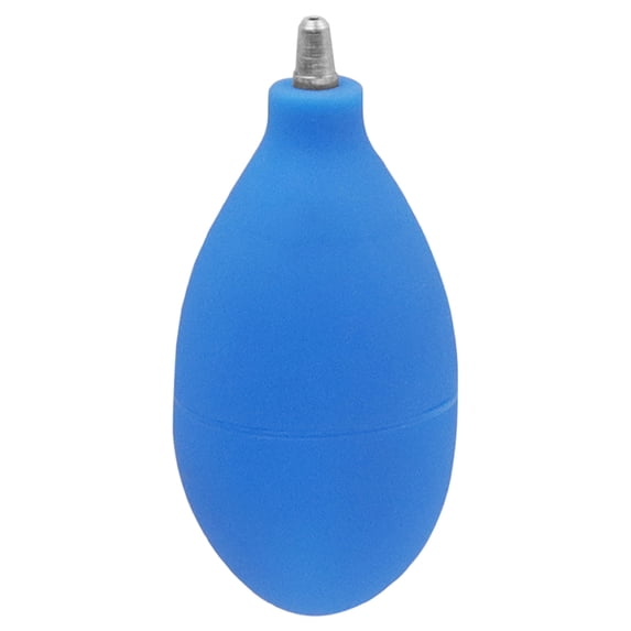 Manual Rubber Bulb Air Duster For Electronics, Powerful Hand Pump Keyboard Cleaner With Metal Nozzle, Reusable Dust Blower For PC Laptop Camera Lens, Blue Metal Nozzle 8x4cm