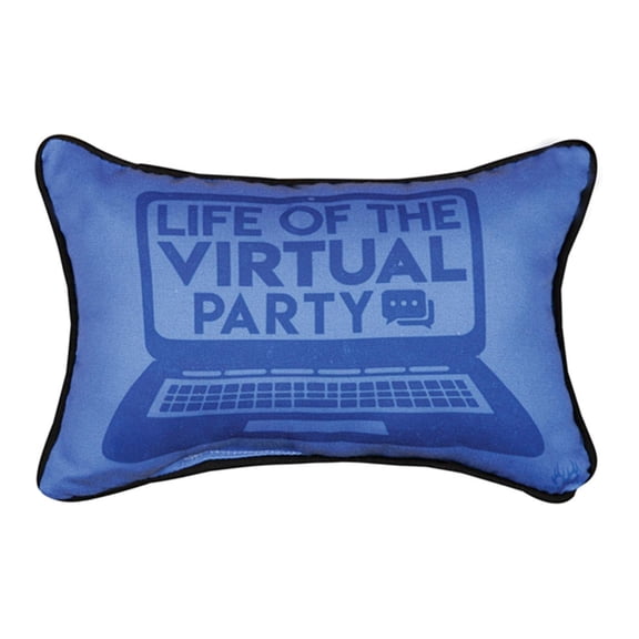 Manual SWVIPA Virtual Party Word Pillow, 12.5 -inch Length