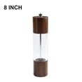 Manual Salt Pepper Mill Grinder Wooden Muller Seasoning Spice Milling