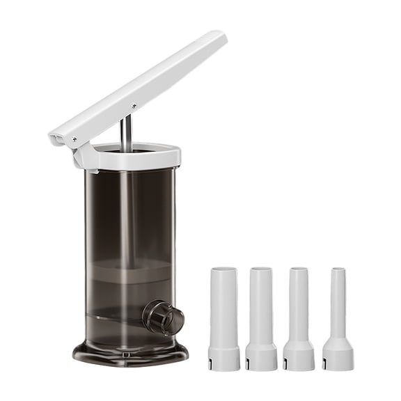 Manual Sausage Maker Stuffer Metal Material 4 Stuffing Tubes Large Capacity Easy Clean for Home Camping BBQ Grill