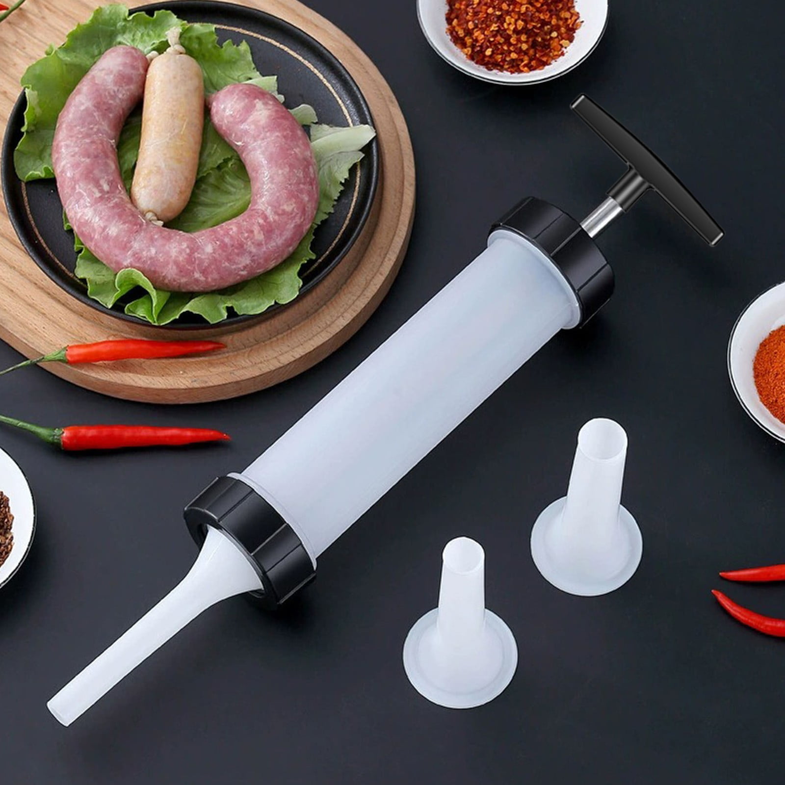 Manual Sausage Stuffer Handheld Sausage Maker Plastic Sausage Filler ...