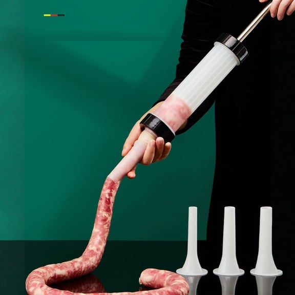 Manual Sausage Stuffer, Homemade Sausage Maker Meat Filling Machine, Labor-Saving Household Sausage Filler for Sausage Casing, Salami & Homemade Meat Sausages