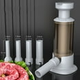 thumbnail image 1 of Manual Sausage Stuffer Machine with 4 Nozzle Sizes for Homemade Sausage Making | Kitchen Tool for Fresh Salami & Sausages | Includes 0.55in 0.7in 0.86in 1in Tips, 1 of 2