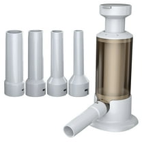 Manual Sausage Stuffer Machine with 4 Nozzles (0.55in, 0.7in, 0.86in, 1in) | Home Sausage Maker Tool Kit for Homemade Sausages & Salami | Household Meat Filler for Family Gatherings & Holidays