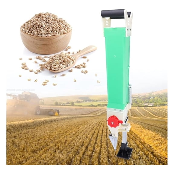 Manual Seeder, Adjustable Handheld Seeding Machine, Seeding Machine, Corn Bean Planter Household Garden Patio Flower Plant Vegetable Fertilizer Spreader