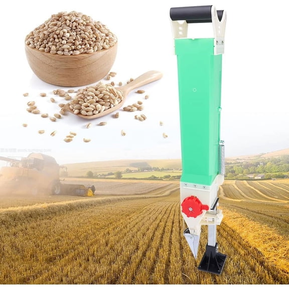 Manual Seeder, Adjustable Handheld Seeding Machine, Seeding Machine, Peanut Corn Bean Planter Household Garden Patio Flower Plant Vegetable Fertilizer Spreader