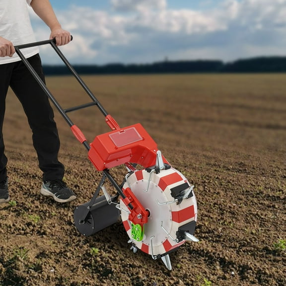 Garden Seeder, Manual Seeder, Seeder Planter, Hand-Push Seeder