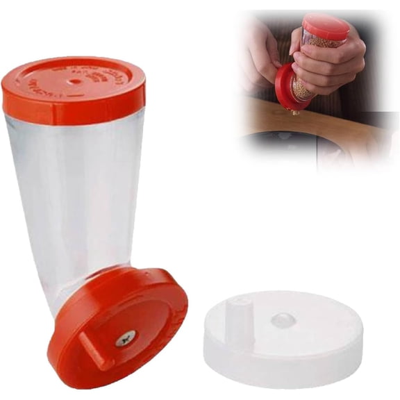 Manual Sesame Seed Grinder, Hand-Operated Mill for Fresh Sesame Grinding – Kitchen Essential Tool(LR 1 PC)