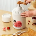 thumbnail image 1 of Manual Shaved Ice Maker Machine with Hand Crank, Portable Household Ice Crusher for Slushies, Snow Cones, Cocktails & DIY Treats, Includes 2 Ice Molds, No Electricity Required, Lightweight & Easy to, 1 of 9
