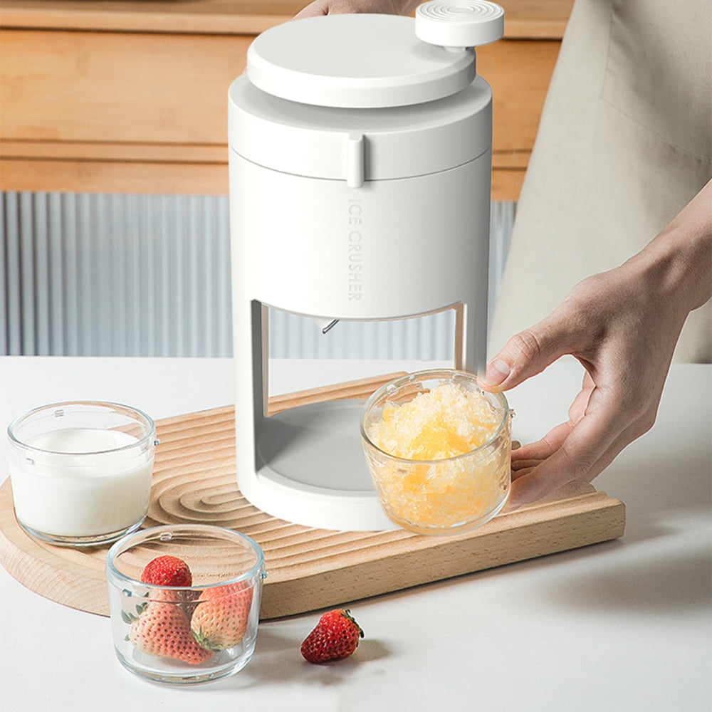 Manual Shaved Ice Maker Machine Large Capacity Detachable Ice Breaker