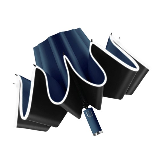 Manual Shelter Umbrella 10 Reinforced Ribs Design Sun & Rain for Outdoor Storms