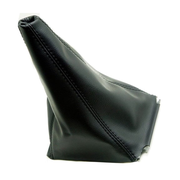 Manual Shift Boot - Synthetic Leather Black Front Center Floor