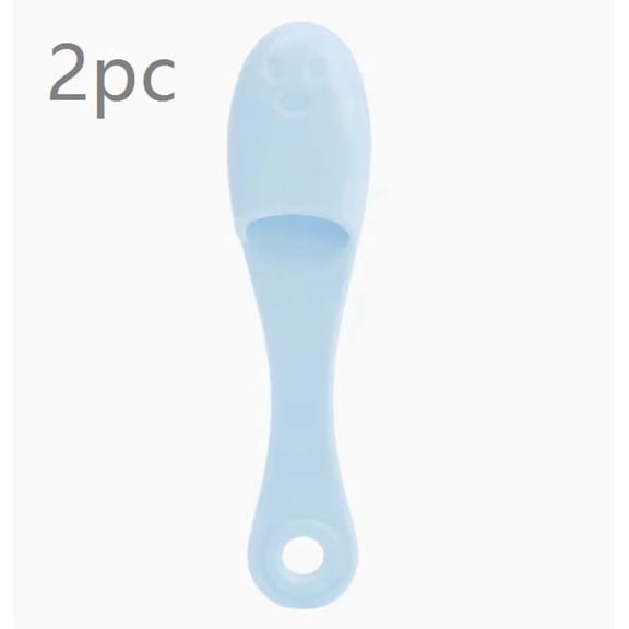 Manual Silicone Face Wash Brush - Gentle Cleansing Tool for Blackhead and Acne Removal