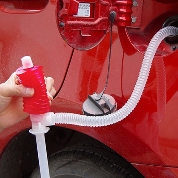 Manual Siphon Pump Liquid Transfer Hose Hand Pump for Car Motorcycle Aquarium Water Oil