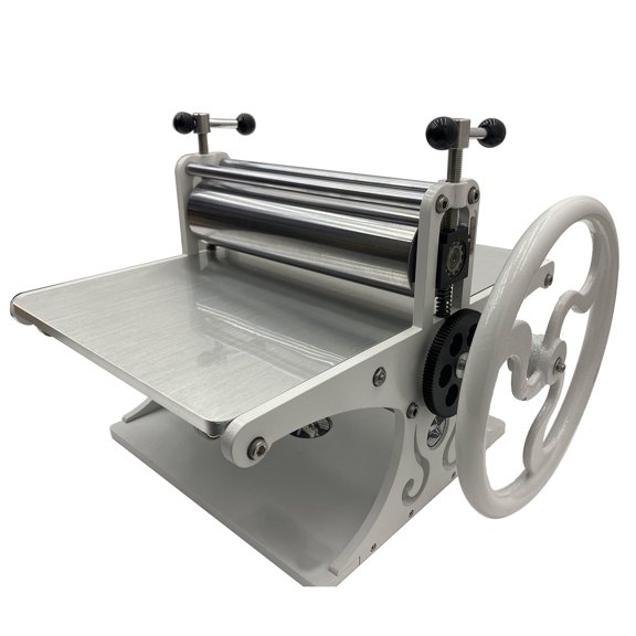 Manual Slab Roller Machine Steel Roller Engraving Tool Pottery Print Making Machine