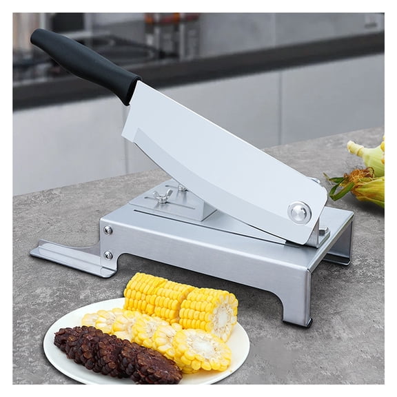 Manual Slicer corn Commercial Saw Bone Cutter Manual Slicing Machine Beef corn Rib Chopper Slicer Cleaver Bone Chopper Rib Slicer corn Machine