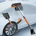 thumbnail image 1 of Manual Snow Shovel, Snow Brush And Ice Scraper 5 In 1 Detachable Car Defroster 180° Pivoting Snow Scraper for Car, Truck, SUV, 1 of 6