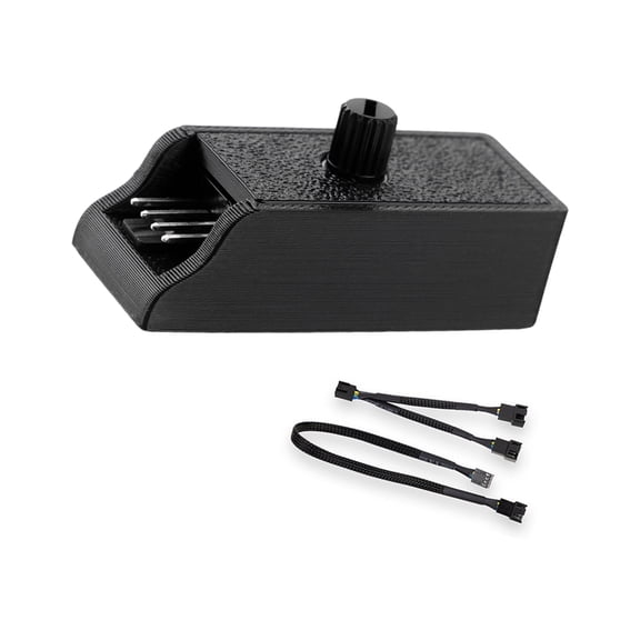 Manual Speed Controller 4Pin Fan Speed Controller 4Pin 12V Power Supply Water Cooling Cooling Fan