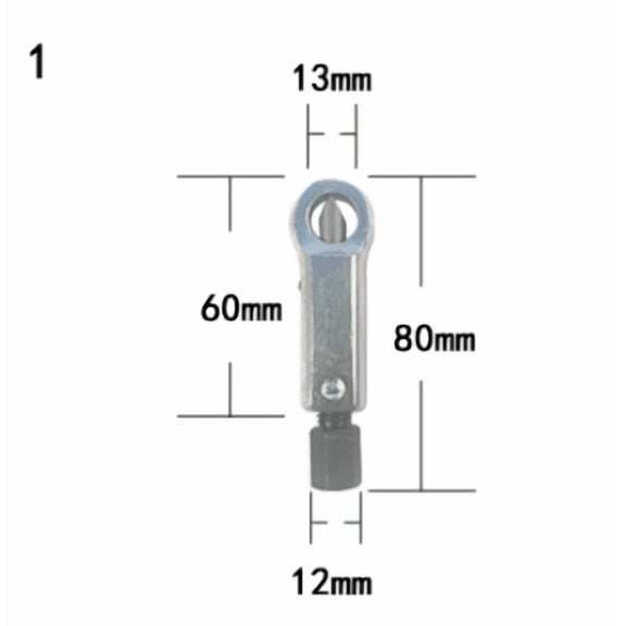 Manual Split Nut Remover Tool - Heavy Duty Nut Splitter Breaker for Stripped Rusted Bolts