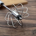 thumbnail image 1 of Manual Stainless Steel Egg Beater - Handheld Whisk for Baking, Pancake Batters, Eggs & Cream (12.9in), 1 of 20