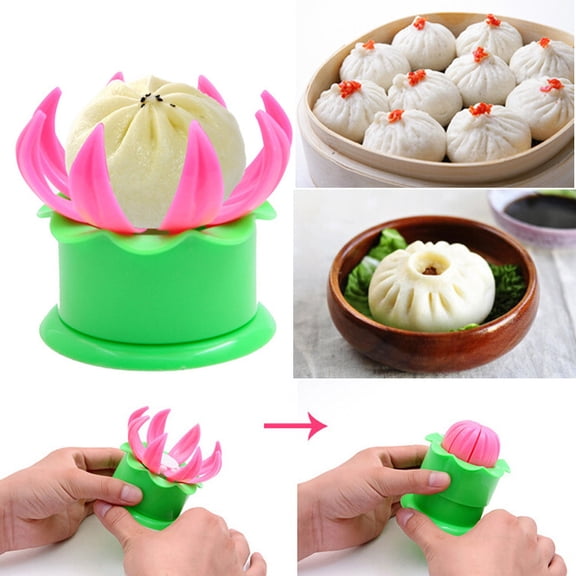 Manual Steamed Stuffed Bun Maker Mold Diy Ravioli and Dumpling Press Tool for Kitchen Pastry Making Bun Wrapper Cutter and Sealer Gadget