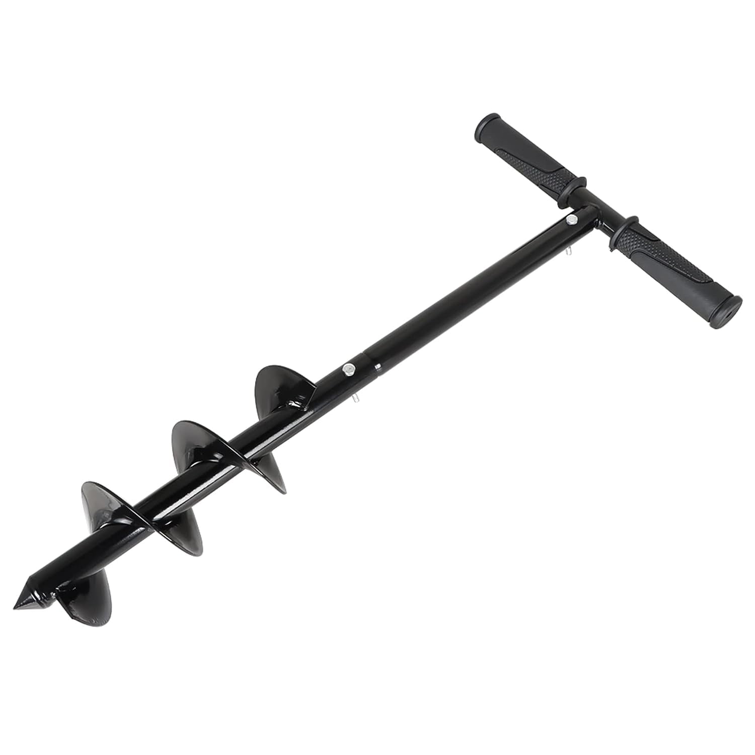 Manual T Shaped Spiral Drill 4 x 24 Inch Spiral Drill for Planting