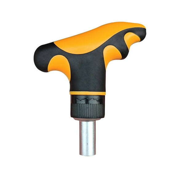 Manual T Type Quick Bolts Driver 1/4inch Ratcheting Bit Handle Adjustable Hand Tool Electrician Ratcheting Screwdrive