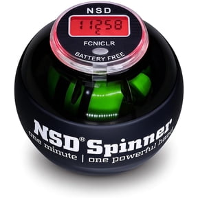 Manual Thumb Wind Start Spinner Gyro Ball with Counter  Up to 18,000 RPM Premium & Durable hand strengthener and wrist exerciser for grip strength training, forearm workout, and pain relief