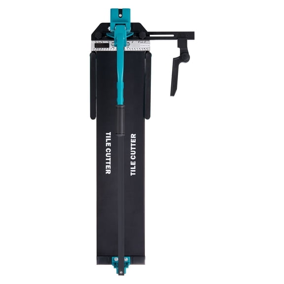 Manual Tile Cutter, 32 inch, Porcelain Ceramic Tile Cutter with Tungsten Carbide Cutting Wheel, Infrared Positioning, Anti-Skid Feet, Durable Rails for professional installers or beginners