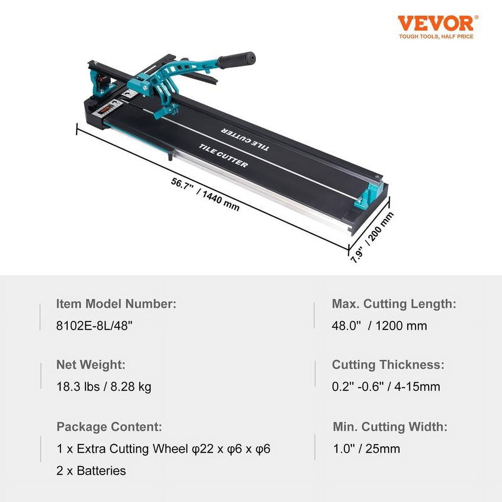 Manual Tile Cutter 48 Inch Porcelain Ceramic Tile Cutter with Tungsten ...