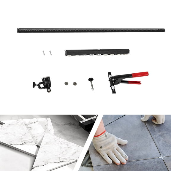 Black Manual Tile Cutter Hand Tool Ceramic Floor Cutter Lightweight and Convenient for Porcelain Glass