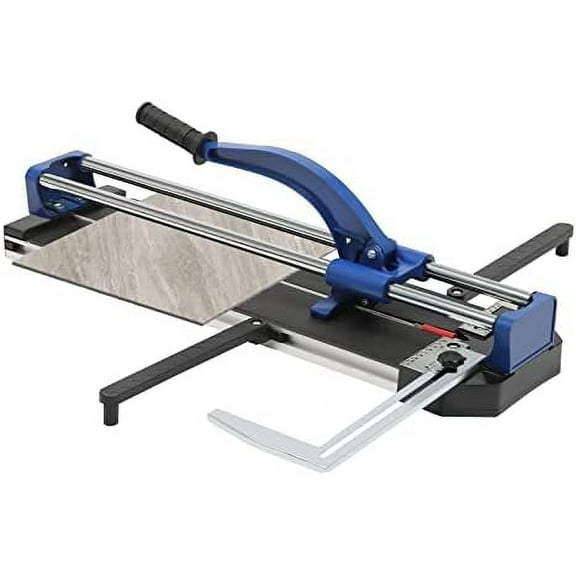 Manual Tile Cutter with Tungsten Alloy Wheel - 24in Single Rail Double Brackets Manual Tile Cutter for Porcelain, Ceramic & Glass Tiles$$Tools & Hardware Other