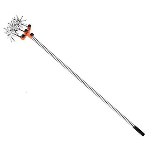 Manual Tiller Tool Metal Construction Wheel Rotary Edger Manual Lawns Tool Gardening For Tight Spaces