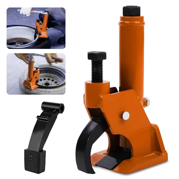 Manual Tire Bead Breaker, 38"-42" Tires Changer Tool with Rubber Pad, Protect Aluminum Alloy Hubs, Easy-Operated Tire Repair Tool for ATVs/UTVs, Tractors, Trucks, Cars, Heavy Duty Tires