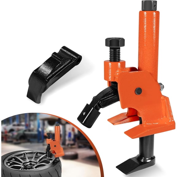 Manual Tire Bead Breaker with Rubber Pad Protector, 38"-42" Tires Changer Tool, Heavy-Duty Tire Bead Removal Tool Fits for Tires of ATVs, UTVs, Tractors, Trucks, Cars, RV, Golf Cart, Bus, Motorcycles