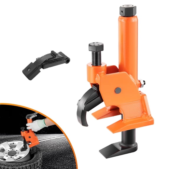 Manual Tire Bead Breaker with Rubber Pad Protector, Heavy-Duty Tire Repair Tool, Fits 38"-42" Tires for ATVs, UTVs, Tractors, Trucks, Cars & More