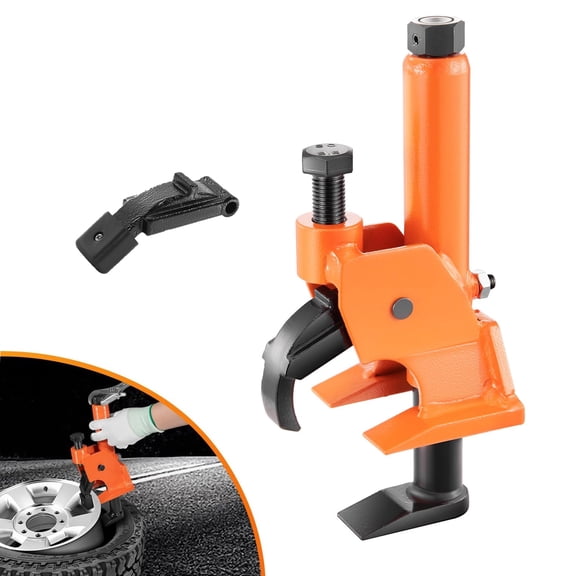 Manual Tire Bead Breaker with Rubber Pad Protector, Heavy-Duty Tire Repair Tool, Fits 38"-42" Tires for ATVs, UTVs, Tractors, Trucks, Cars & More