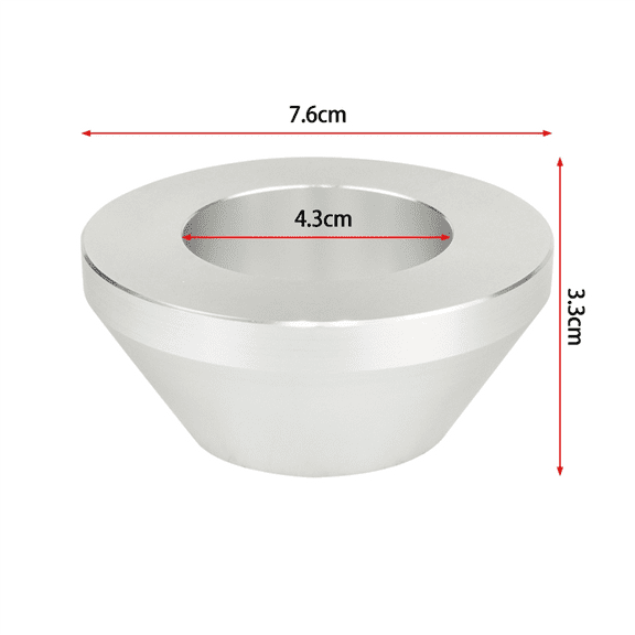 Manual Tire Changer Centering Cone, Aluminum Wheel Balancer Hold Down Cone for 1.67Inch Diameter Center Post Car Truck