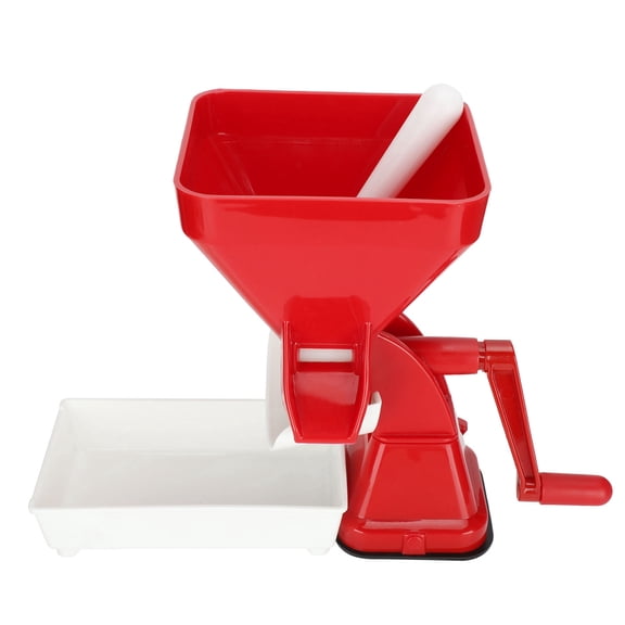 Manual Tomato Press and Juicer Strainer Sauce Maker with Suction Base, 7.9 x 6.7 x 12.2 inches / 20 x 17 x 31 cm