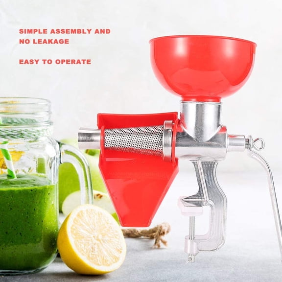 Manual Tomato Strainer, Tomato Sauce Maker Extraction Tool, Aluminum Alloy Food Mill for Vegetables Ginger Fruits, Applesauce Maker