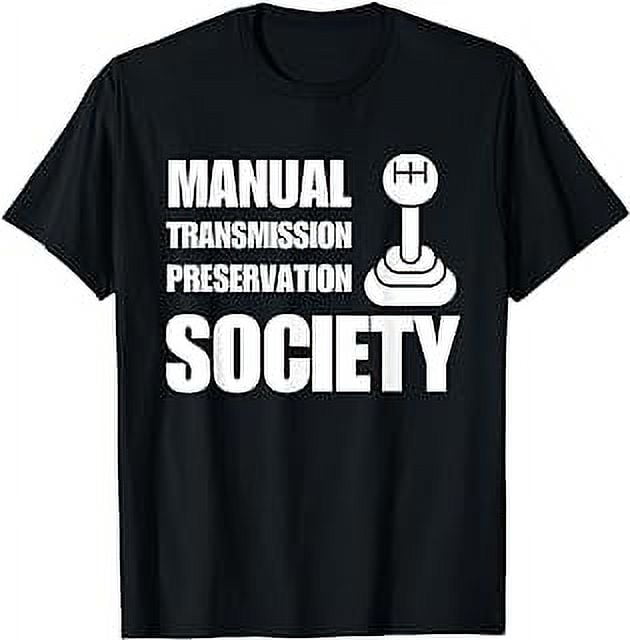 Manual Transmission Preservation Society Gearbox Mechanical TShirt