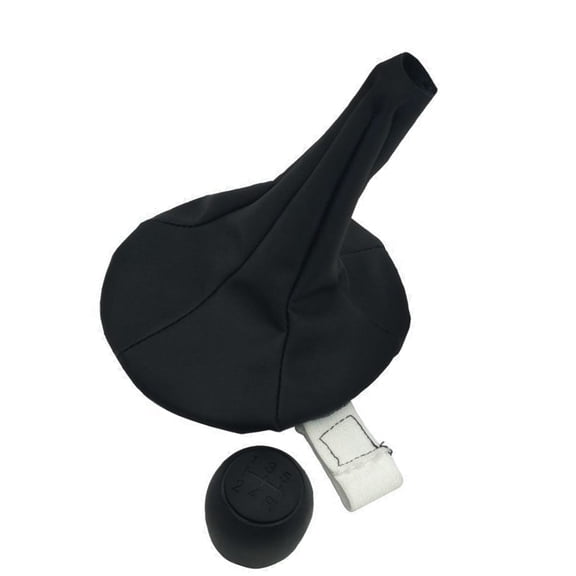 Manual Transmission Shifter Leather Gear Shifting Boot With 5 Speed Pattern Knob for 500 Small Vehicle Interior Parts