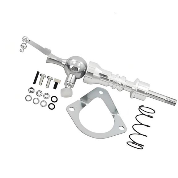 Manual Transmission Short Travel Gear Shifter Lever Assembly, Aluminum Body and Hardware for Daily Driving Improvement Projects on Road Use